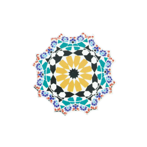 Pack de 5 sous tasse traditionnels marocains en céramique