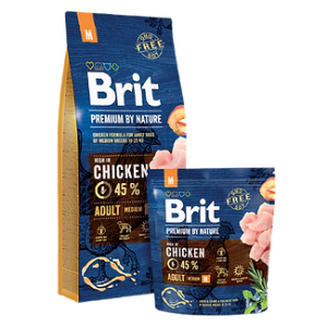 Brit Premium by Nature Adult Medium Breed 15kg Pour chien De Race Moyenne