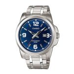 Casio Montre Homme Argente Bracelet En Acier Inoxydable
