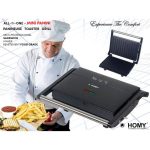 Homy Panini Grill 3-en-1 - Toast, Grill et Panini - Antiadhésif, Rapide et Puissant
