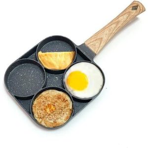 Poêle à Frire 4 Tasses : Parfaite pour Pancakes et Burgers