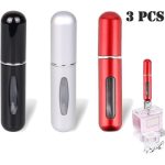 3 Mini bouteilles de parfum rechargeables (5 ml)