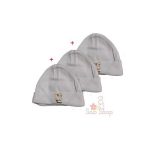 3 bonnets coton