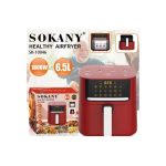 Sokany Friteuse à Air Intelligente Multifonctionnelle électrique 6.5L 1800w