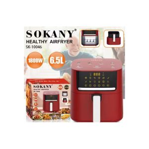 Sokany Friteuse à Air Intelligente Multifonctionnelle électrique 6.5L 1800w