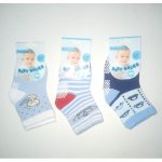 3 chaussettes bébé garçon (100% coton)