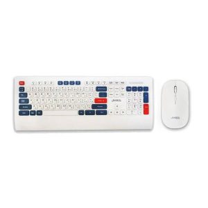 Jedel Pack Clavier Souris Sans-fil WS671 - Azerty Français/Arabe