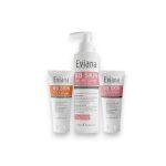EVIANA Pack anti-taches brunes-écran solaire50ml SPF 50+-crème hydratante 50ml-gel nettoyant 200ml