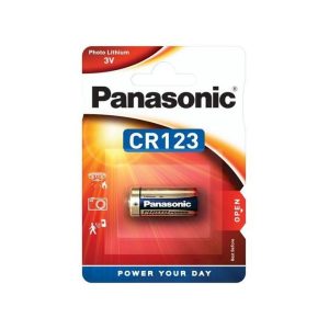 Panasonic Pile 3V CR123A Batterie Lithium 3 volts Pour Appareil Photo //CR123A 3V