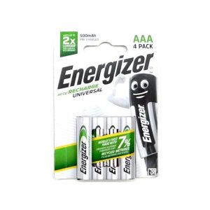 Energizer 4 Pile AAA 500 mAh Rechargeable Power Plus // Blister 4 Batterie Pré à l'usage
