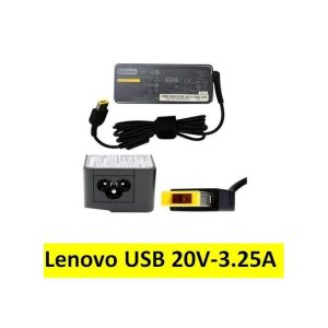Lenovo Chargeur USB 20V- 3.25A 65 Watt