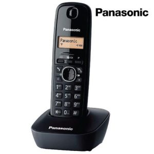 Panasonic KX-TG1611 Téléphone Numérique Fixe Sans Fil DECT, Ecran Rétroéclairé