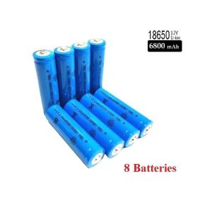 PILLES rechargeable Li-ion 3.7v 18650 6800 mAh sans emballage Lot de 8 unités
