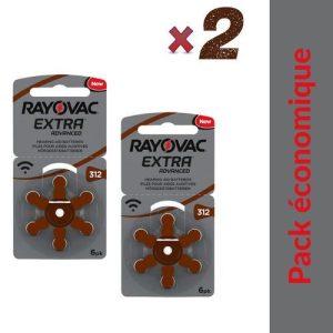 Rayovac Piles pour écouteurs 312