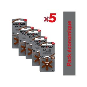 Rayovac Piles pour écouteurs 312