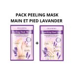 pack Peeling mask main et pied lavander