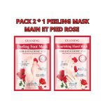 Rose Pack de Masques Peeling - Masque pour les Pieds et les Mains