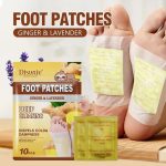 Disunie 10 pièces Patchs pour les Pieds au Gingembre et à la Lavande