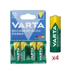 VARTA 4 piles rechargeables AA 2100 mAh // Blister 4 unités