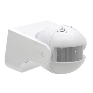 Détecteur de mouvement mural, infrarouge, intérieur & extérieur.