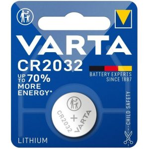 VARTA CR2032 3V // Pile Bouton de Lithium 3 volts // Blister 1 unité
