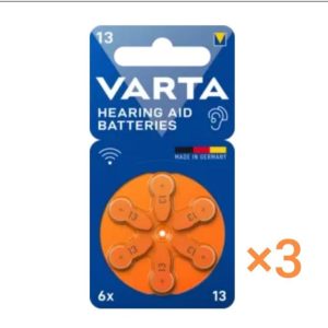 VARTA Professional Batterie S13 - Pile Auditive Haute Qualité Max Performance,3 Pack