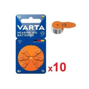 VARTA Professional Batterie S13 - Pile Auditive Haute Qualité Max Performance,10 Pack