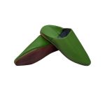 Jabador Maroc Babouche LUXE 100/100 cuir garçon - Vert