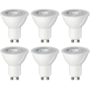 Pack de 6 Spots LED Gu10 8W 3000K
