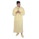 Jabador Maroc Djellaba Soussdi Debbana Homme - Crémé