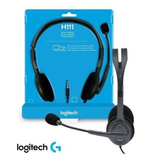 Logitech H111 casque Stéréo Avec micro, Compatible avec les ordinateurs,tablettes et smartphones