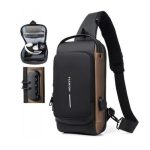 Sac à Bandoulière Anti Vol - Avec Port USB Pour PowerBank
