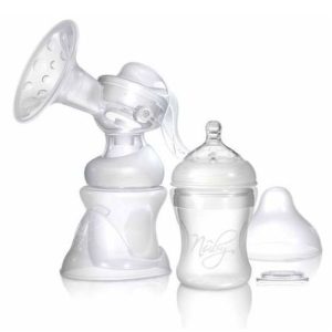 Nuby Tire-lait manuel avec 2 biberons 150ml, 240ml, et 2 coussinets