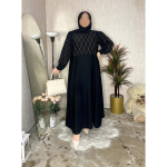 Robe Abaya Élégante avec Design Moderne