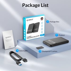 Orico Boitier SSD/HDD Type C ,2.5 pouces SATA 3.0