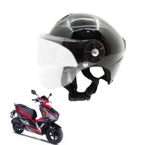 Casque de moto ultra léger pour hommes et femmes, demi-couverture pour la moto