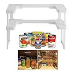 Étagère à épices organisée et empilée