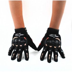 Gants de Moto avec protege pour hommes pour motocyclette, respirant, écran tactile249