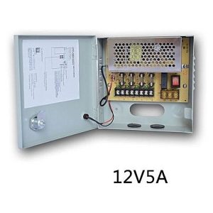 BLOC D'ALIMENTATION 18CH POUR CAMERAS 12V/20A, Sortie:12V/20A DC +18FUSIBLES