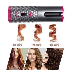 boucleur sans fil automatique Portable Rechargeable par USB avec écran LCD