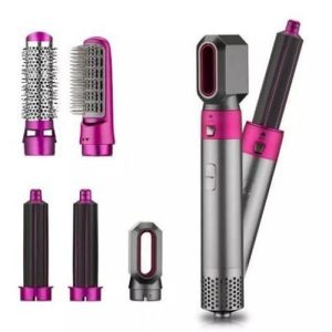 5 en 1 Hair Dryer Airwrap Bigoudis Électrique Brosse