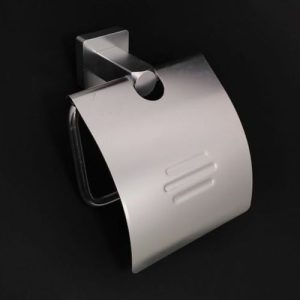 Porte rouleau de papier de toilette mural en aluminium