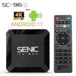ANDROID TV BOX SC-96 Q Plus SENIC + 1AN IPTV