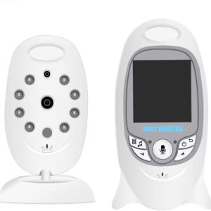 Mini caméra bébé sans fil, moniteur de vision nocturne numérique, vidéo, audio, musique, caméra de température, VB601