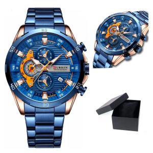 Relógio Masculino Curren 8402 Social Esportivo Luxo