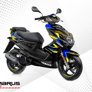 STIKERS AEROX MBK BLEU