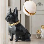 Rangement en Résine : Figurine de Chien