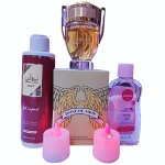 Pack Jonne De Amor + Maycare Baby Oil + Diadémant (اميرة العرب) + Bougies (2 pièces)