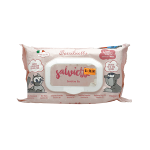 Lingettes Humides Nettoyantes Sensitive Bio  FERRIBIELLA