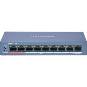 Commutateur POE Non Géré Fast Ethernet 8 Ports - Transmission jusqu'à 300 m